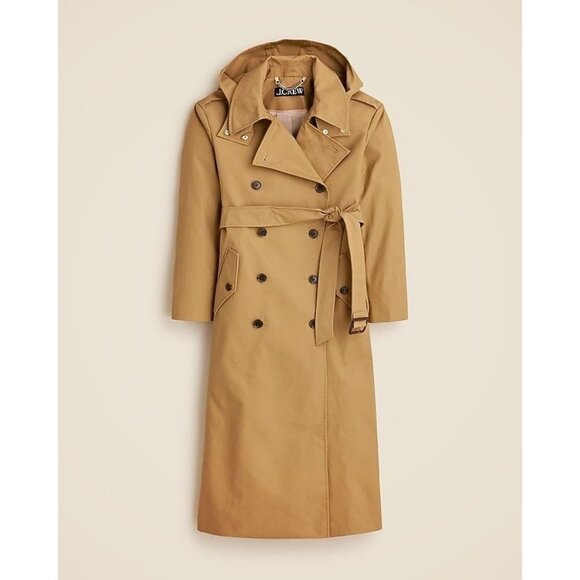 Jcrew long Icon trench coat, 4 - Picture 2 of 5